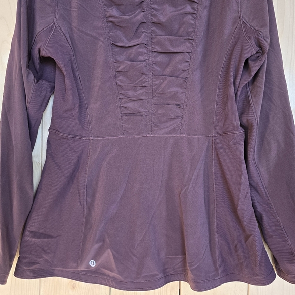 Lululemon Round Trip Jacket Pelt W4AN2S Size 10 - Picture 10 of 11